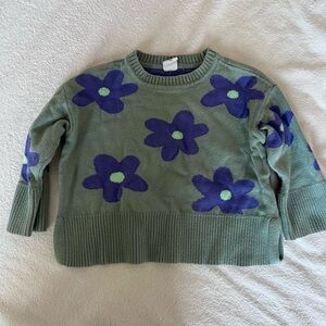 Baby gap toddler girl floral sweater